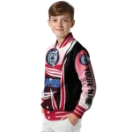 customized los angeles clippers mesh effect red black varsity jacket best selling.webp