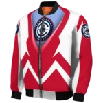 customized los angeles clippers v stripes red white bomber jacket best selling