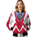 customized los angeles clippers v stripes red white bomber jacket best selling