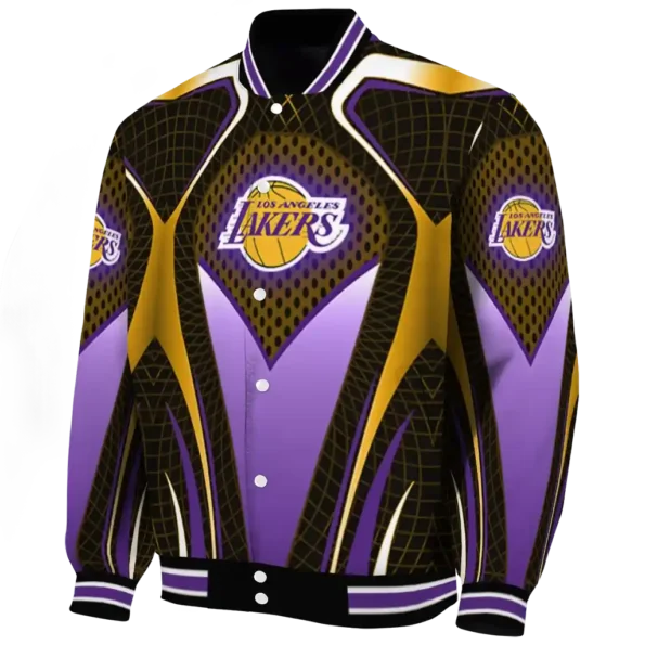 customized los angeles lakers mesh chest black varsity jacket best selling.webp