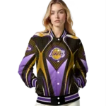 customized los angeles lakers mesh chest black varsity jacket best selling.webp