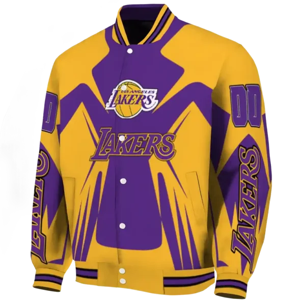 customized los angeles lakers spider mark purple varsity jacket best selling.webp