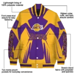 customized los angeles lakers spider mark purple varsity jacket best selling.webp