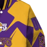 customized los angeles lakers spider mark purple varsity jacket best selling.webp