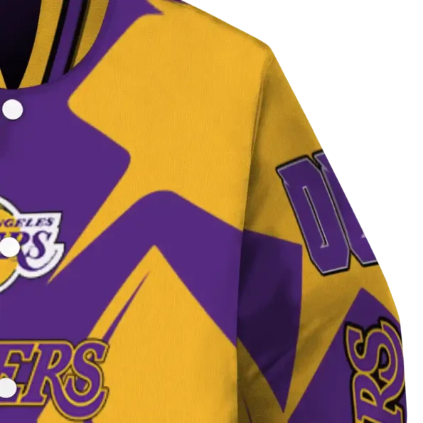 customized los angeles lakers spider mark purple varsity jacket premium grade.webp