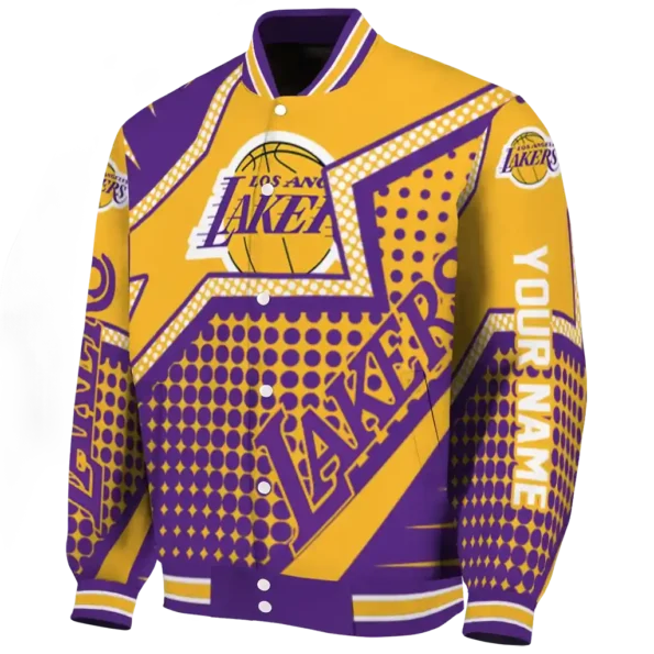 customized los angeles lakers star burst purple varsity jacket best selling.webp