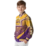 customized los angeles lakers star burst purple varsity jacket best selling.webp