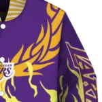 customized los angeles lakers winged blaze purple white varsity jacket best selling.webp