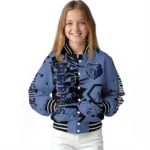 customized memphis grizzlies hexagon cluster blue black varsity jacket best selling.webp