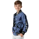 customized memphis grizzlies hexagon cluster blue black varsity jacket best selling.webp