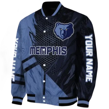 customized memphis grizzlies hexagon mesh blue black varsity jacket best selling.webp
