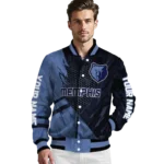 customized memphis grizzlies hexagon mesh blue black varsity jacket best selling.webp