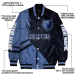 customized memphis grizzlies hexagon mesh blue black varsity jacket best selling.webp