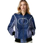 customized memphis grizzlies power plate blue bomber jacket best selling