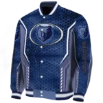 customized memphis grizzlies power plate blue varsity jacket best selling.webp