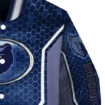 customized memphis grizzlies power plate blue varsity jacket best selling.webp