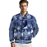 customized memphis grizzlies pyramid shapes blue varsity jacket best selling.webp