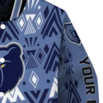 customized memphis grizzlies pyramid shapes blue varsity jacket best selling.webp
