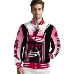 customized miami heat mesh effect red black varsity jacket best selling.webp