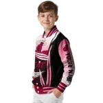 customized miami heat mesh effect red black varsity jacket best selling.webp