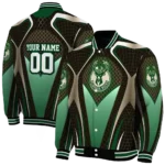 customized milwaukee bucks mesh chest black varsity jacket best selling.webp