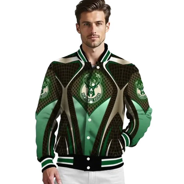 customized milwaukee bucks mesh chest black varsity jacket high quality.webp