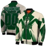 customized milwaukee bucks spider mark green bomber jacket best selling