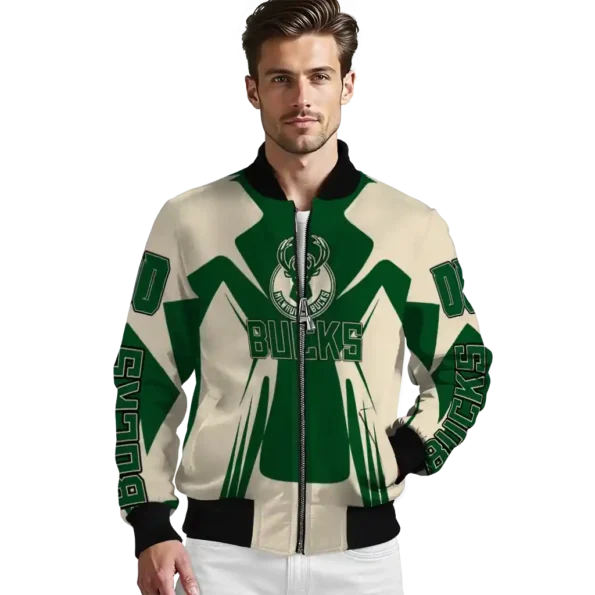 customized milwaukee bucks spider mark green bomber jacket high quality