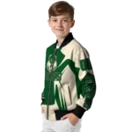 customized milwaukee bucks spider mark green bomber jacket best selling
