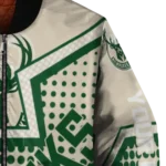 customized milwaukee bucks star burst green bomber jacket best selling