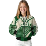 customized milwaukee bucks star burst green bomber jacket best selling