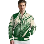 customized milwaukee bucks star burst green varsity jacket best selling.webp