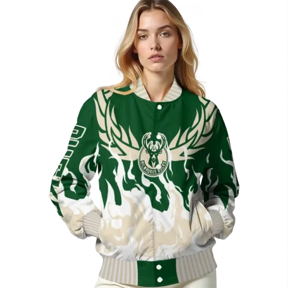 customized milwaukee bucks winged blaze green white varsity jacket latest model.webp