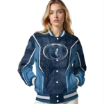 customized minnesota timberwolves power plate midnight blue varsity jacket best selling.webp