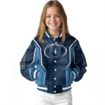customized minnesota timberwolves power plate midnight blue varsity jacket best selling.webp