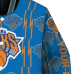 customized new york knicks bolt stripe blue varsity jacket best selling.webp