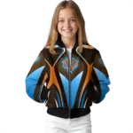 customized new york knicks mesh chest black bomber jacket best selling
