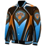 customized new york knicks mesh chest black varsity jacket best selling.webp