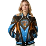 customized new york knicks mesh chest black varsity jacket best selling.webp