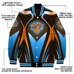 customized new york knicks mesh chest black varsity jacket best selling.webp