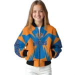 customized new york knicks spider mark blue bomber jacket best selling