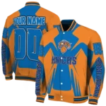 customized new york knicks spider mark blue varsity jacket best selling.webp