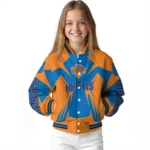customized new york knicks spider mark blue varsity jacket best selling.webp