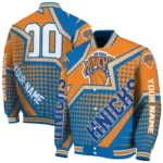 customized new york knicks star burst blue varsity jacket best selling.webp