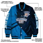 customized oklahoma city thunder hexagon mesh blue black varsity jacket best selling.webp
