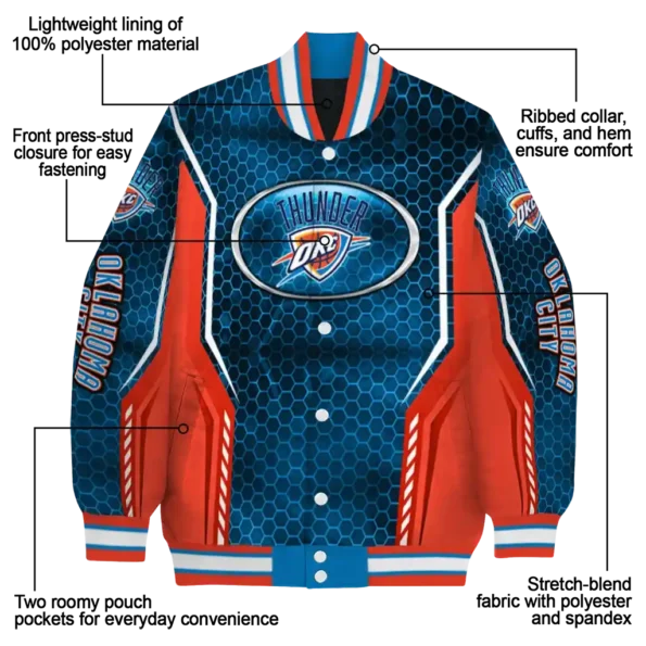 customized oklahoma city thunder power plate blue varsity jacket new arrival.webp