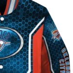 customized oklahoma city thunder power plate blue varsity jacket best selling.webp