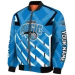 customized orlando magic chevron angles blue bomber jacket best selling