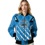 customized orlando magic chevron angles blue bomber jacket best selling