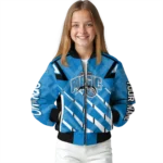 customized orlando magic chevron angles blue bomber jacket best selling